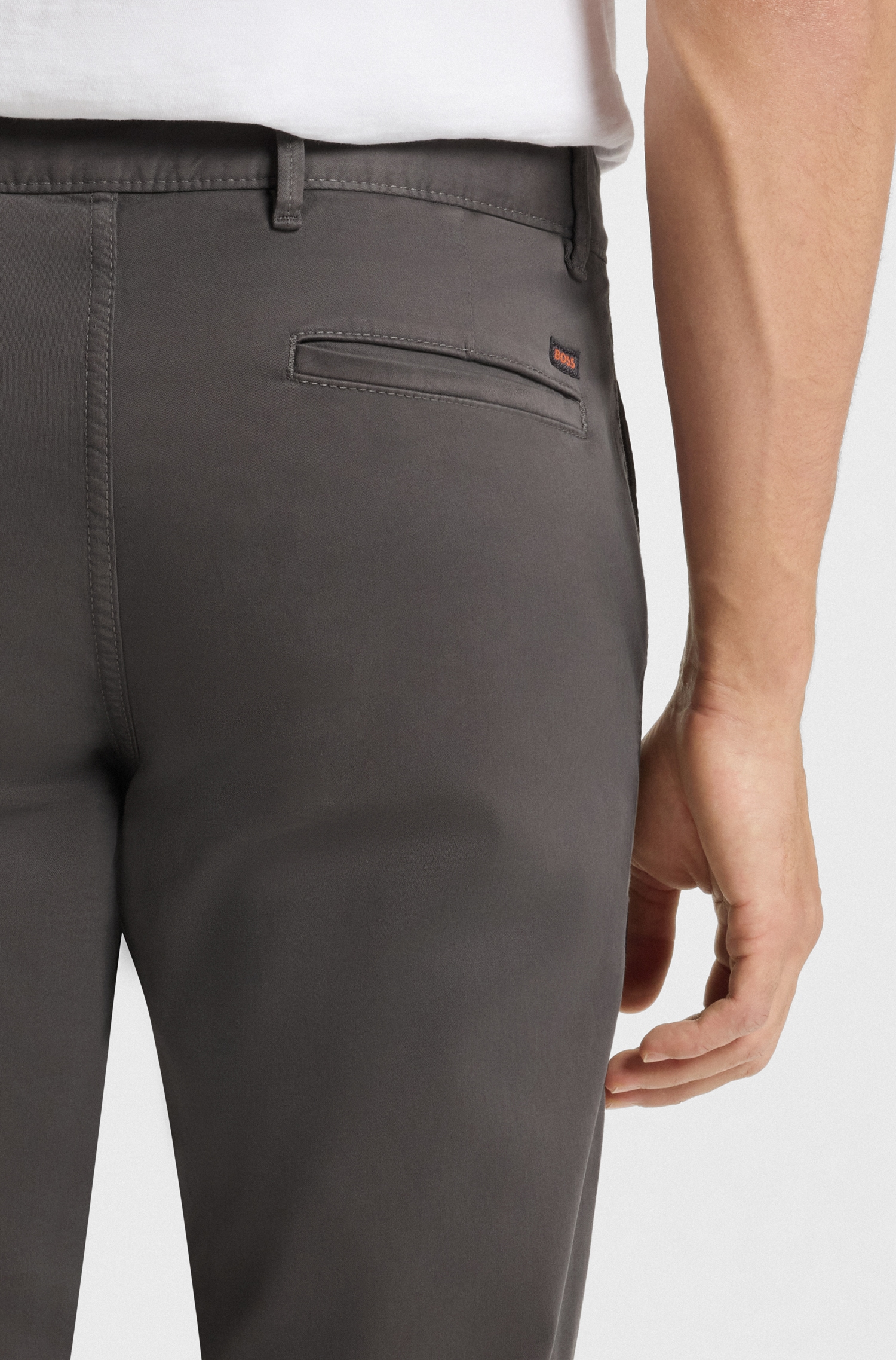BOSS ORANGE Chinohose »slim«  mit Gesässtaschen
