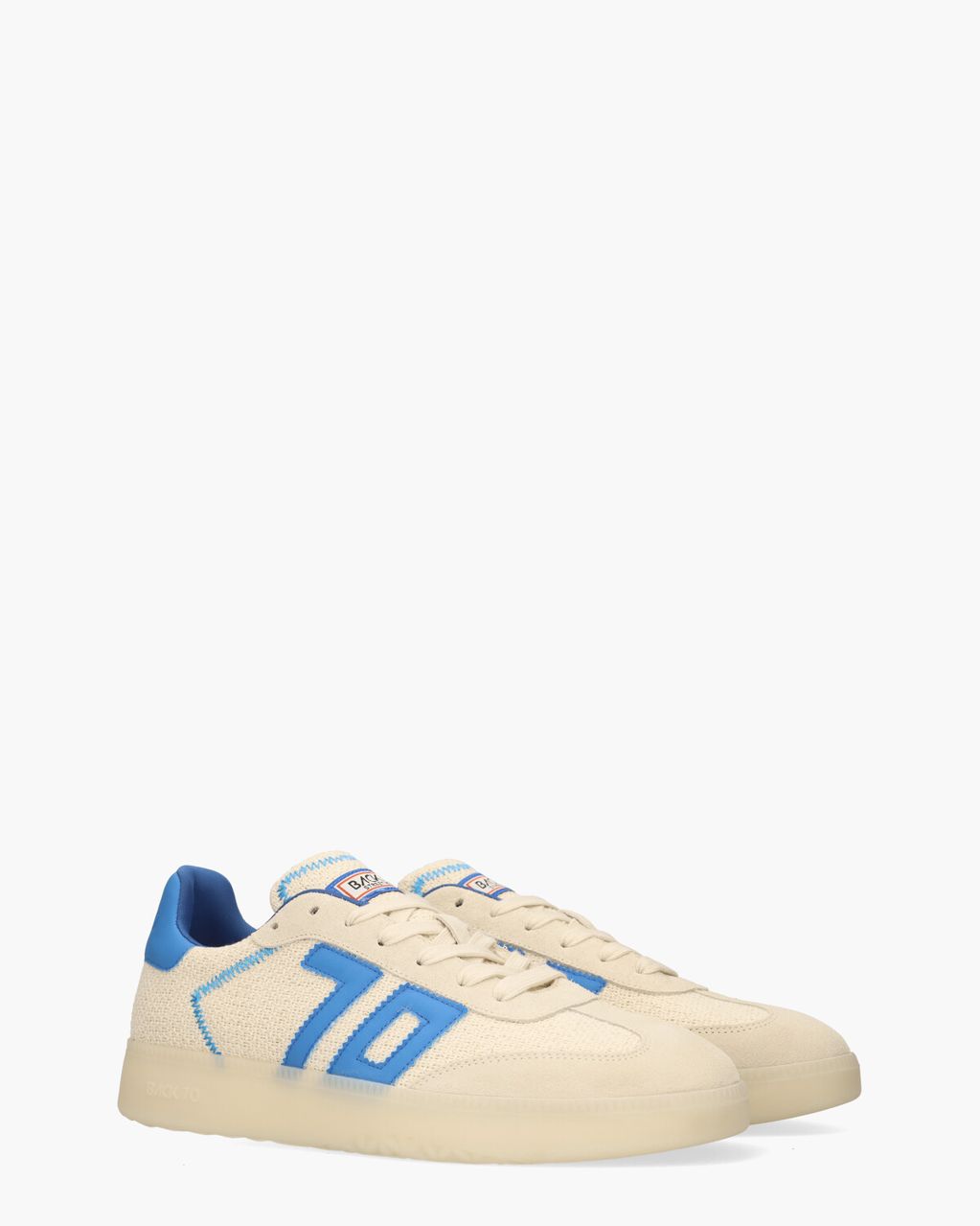 Back 70 Boston Denver Off-White/Turquoise Herensneakers