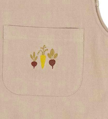 Wheat Sommerdragt - Elif Embroidery - Dark Sand m.  Grøntsager