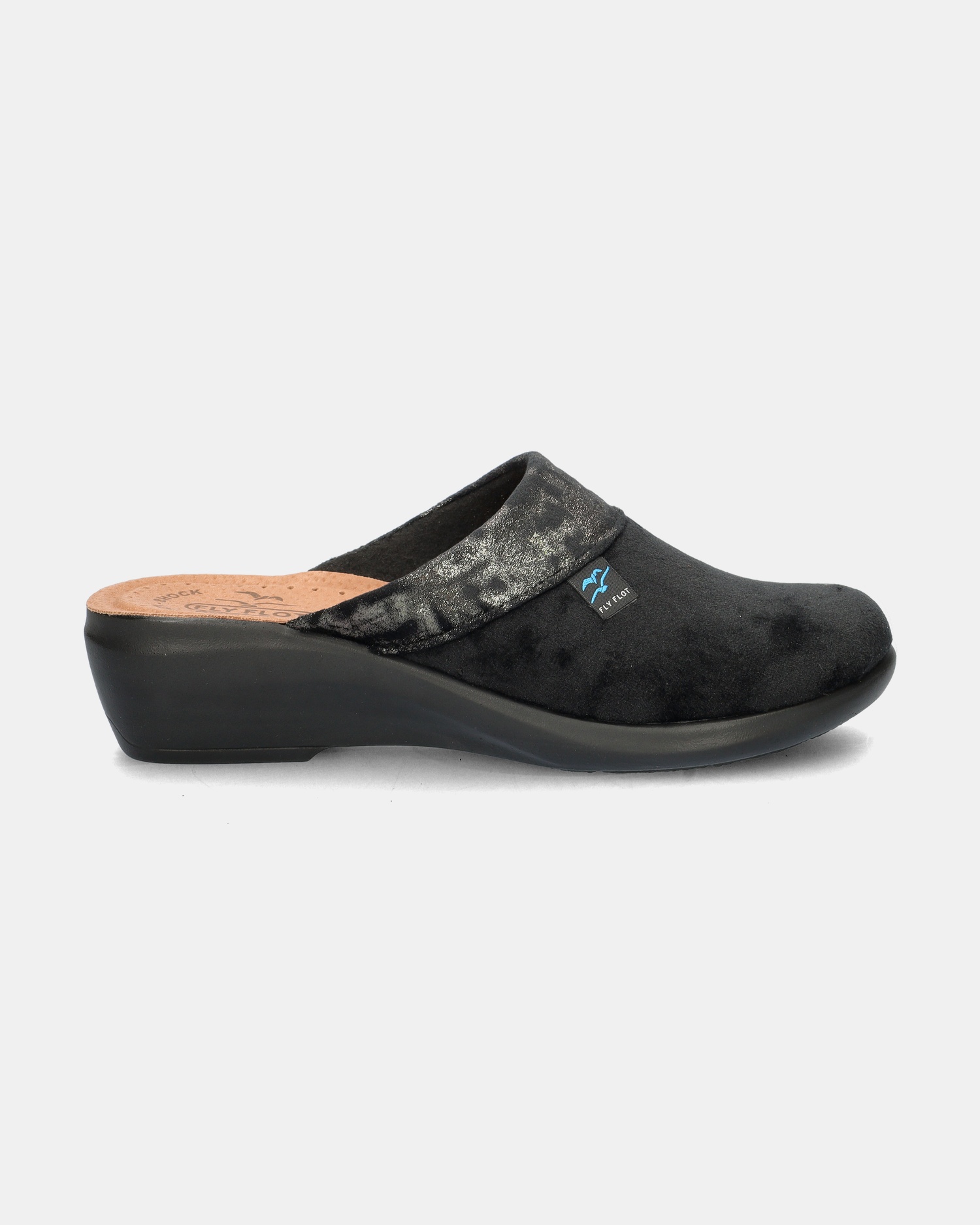 FlyFlot Pantoffels  - zwart