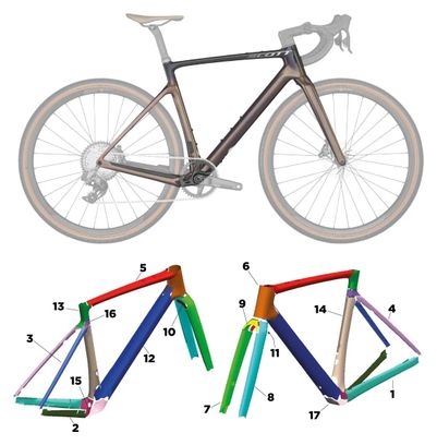 Scott addict gravel carbon 2022 - L - Brillant