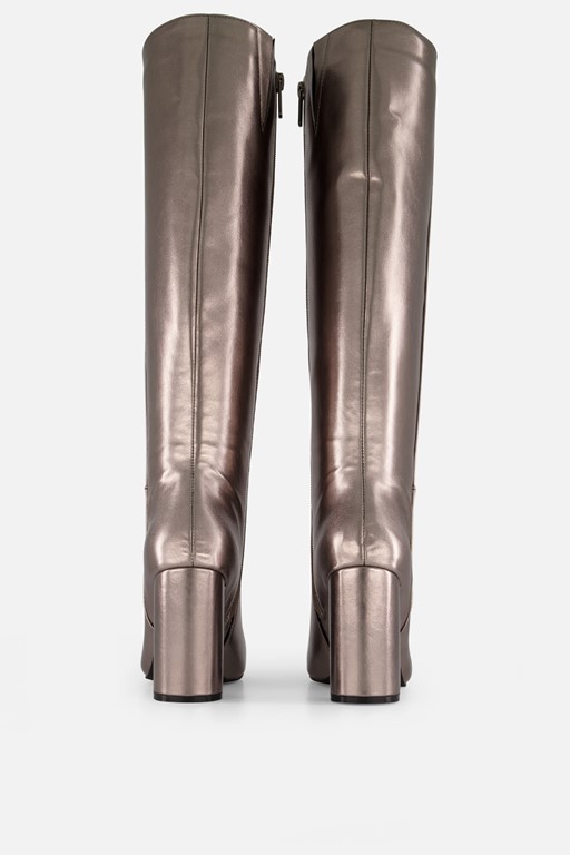 POSH by Poelman Hoge laarzen goud Pu