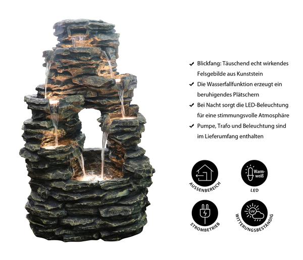 Dehner Polyresin-Gartenbrunnen Salto,