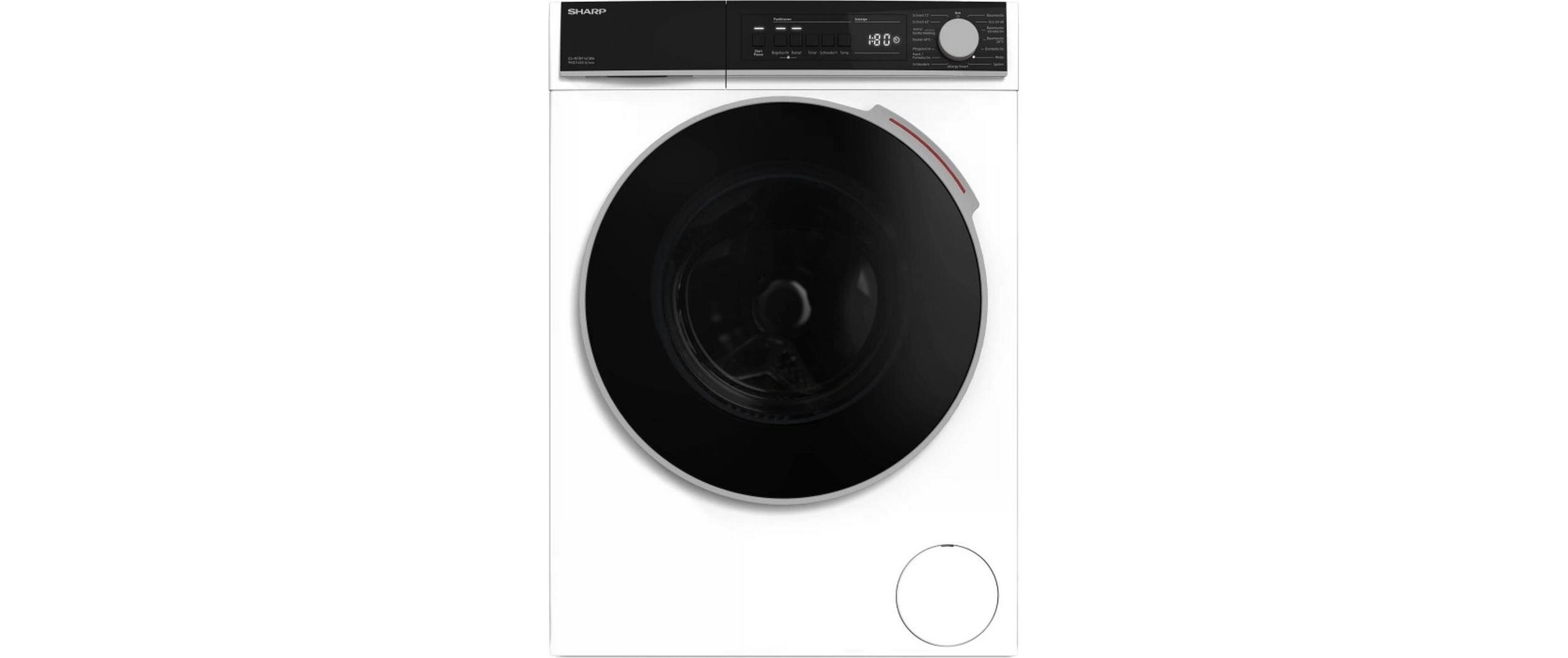 Waschmaschine ES-NFB914CWA-DE Links<br>Frontloader mit 9 kg Ladekapazität