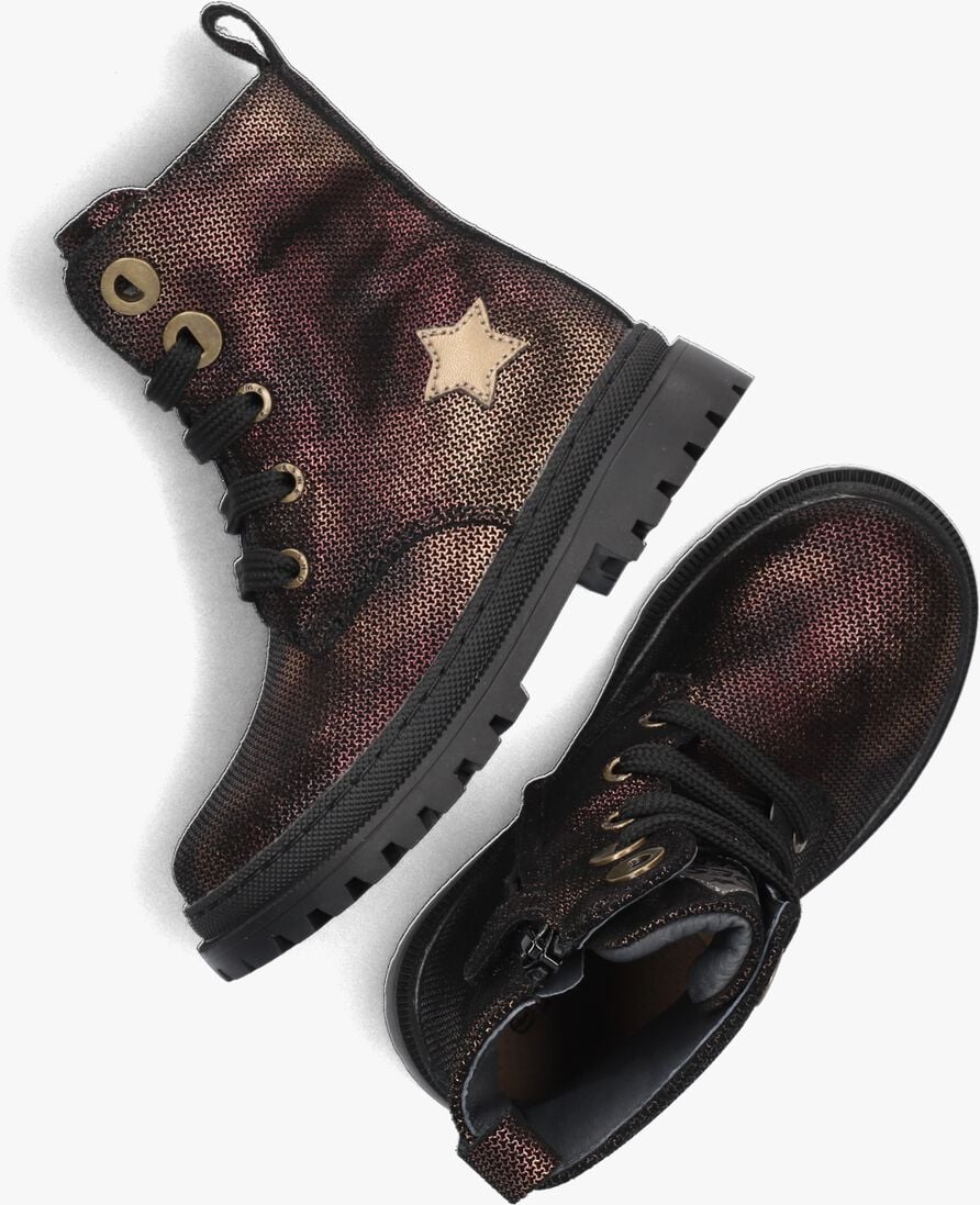 SHOESME bronzen shoesme veterboots nt23w004