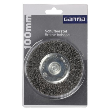 GAMMA stiftborstel vlak 100 mm