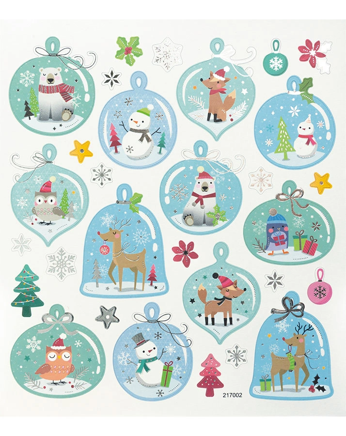 Charming-Sticker CHRISTMAS I mit 2 Bögen in bunt
