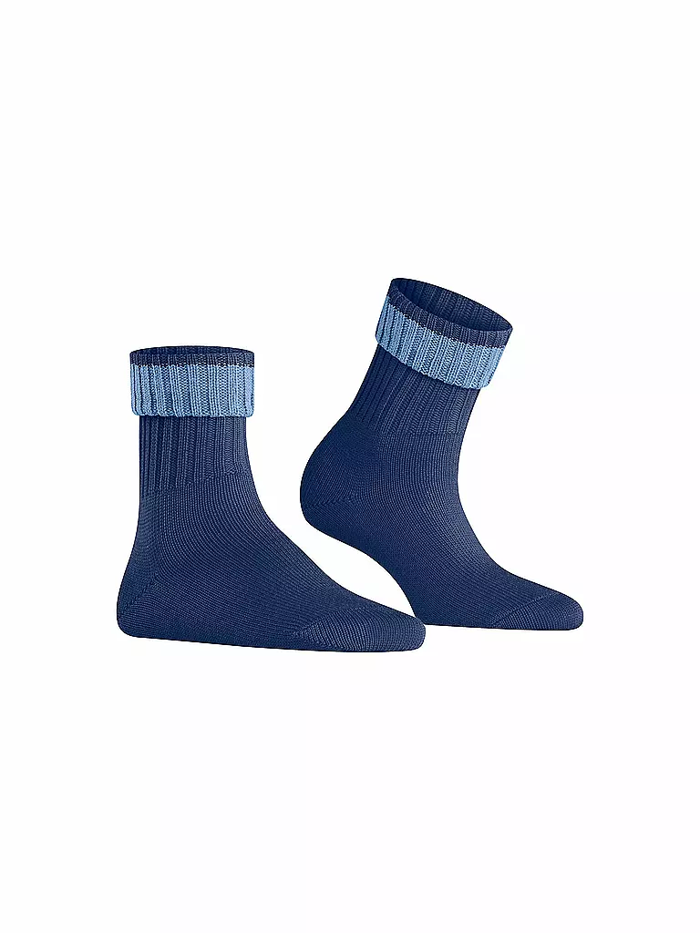 BURLINGTON Damen Socken PLYMOUTH 36-41 eventide blau