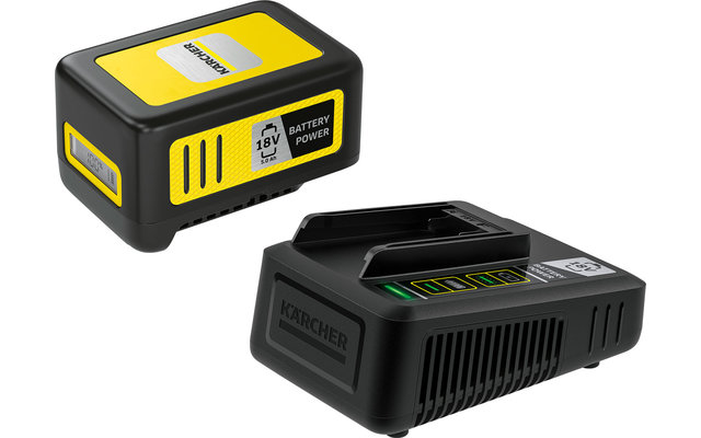 Kärcher Battery Power Starter Kit Wechselakku mit Schnellladegerät 18 V
