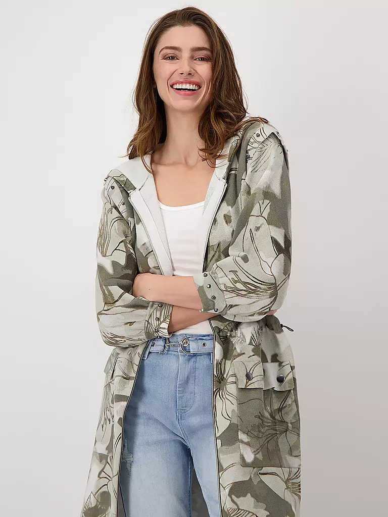 MONARI Strickmantel olive