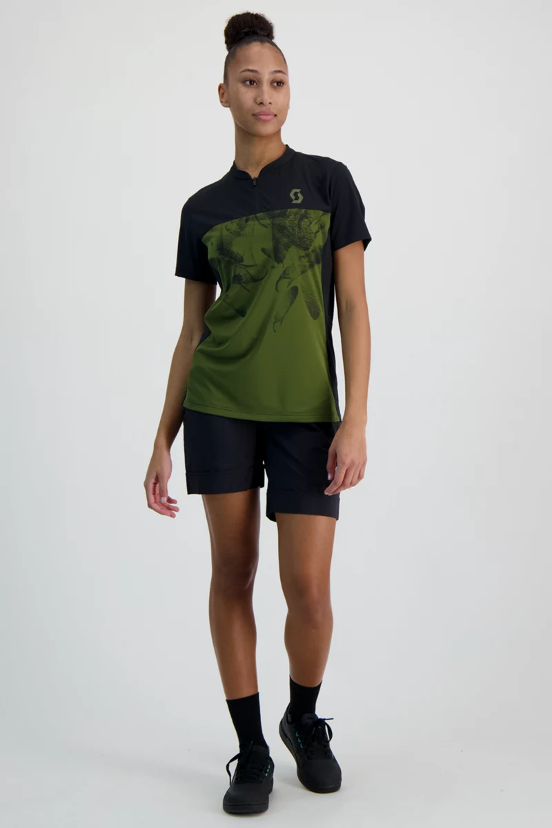 SCOTT Trail Flow Zip Damen Biketrikot