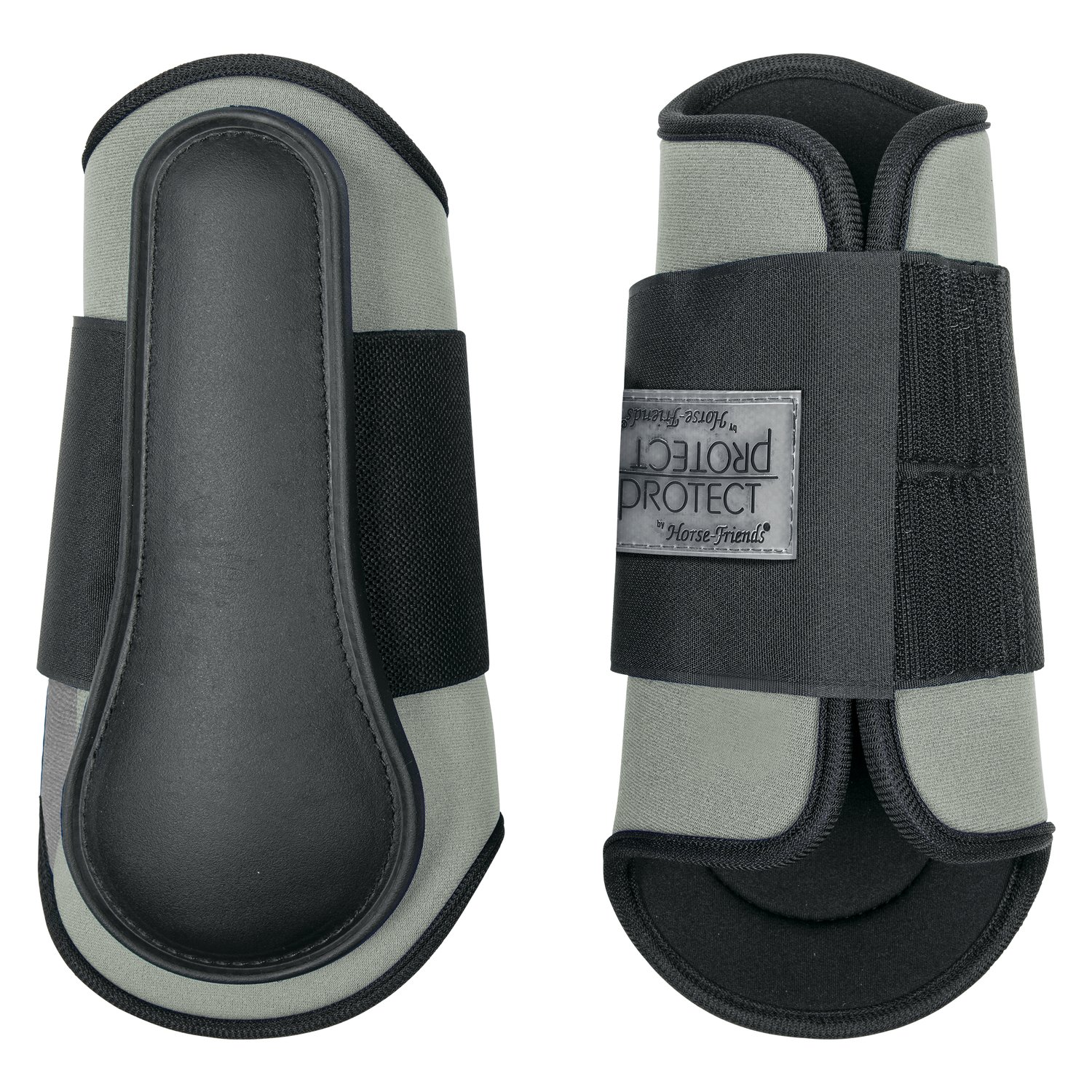 PROTECT by Horse-Friends Hippopren-Gamasche, vorne  - grau