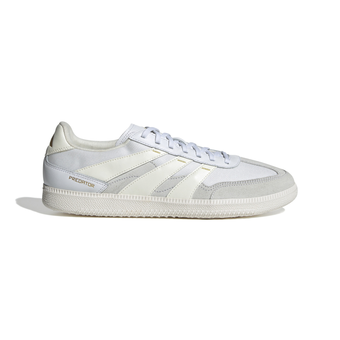 Adidas Predator Freestyle Zaalvoetbalschoenen (IN) Wit Lichtgrijs Goud
