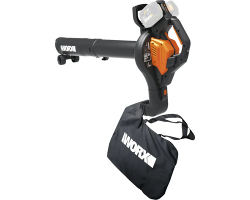WORX 40V (2 x 20V) 3-in-1 snoerloze bladblazer/-zuiger, 335 km/u / 35 L WG583E.9 + GRATIS bonusartikel: 20V accu WA3644 (4,0Ah)