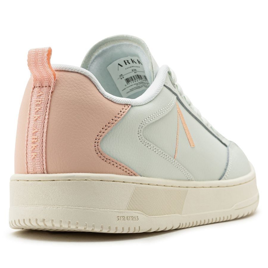 ARKK Chaussures Visuklass Leather Stratr65 - Blanc/Rose Clair Femme