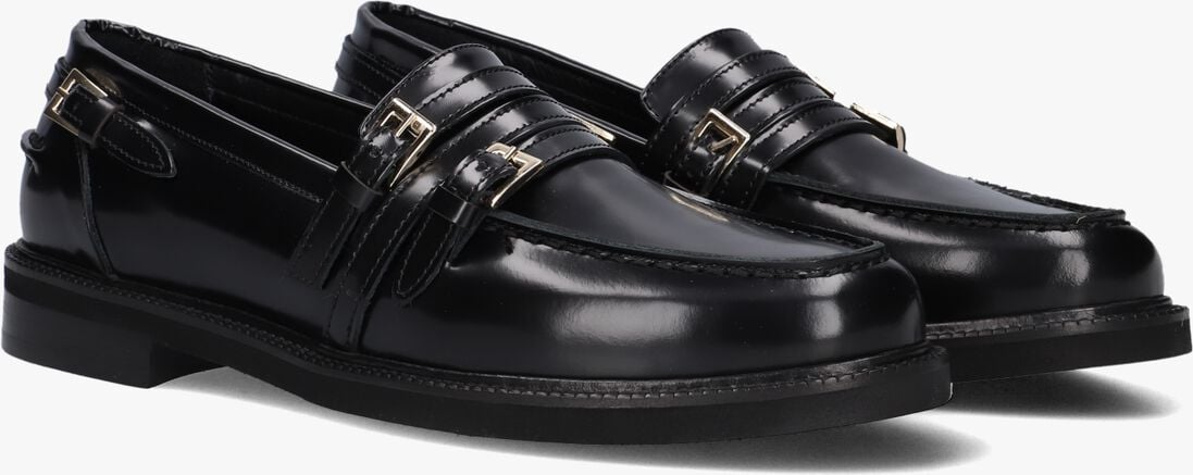 zwarte stefano lauran loafers 12091