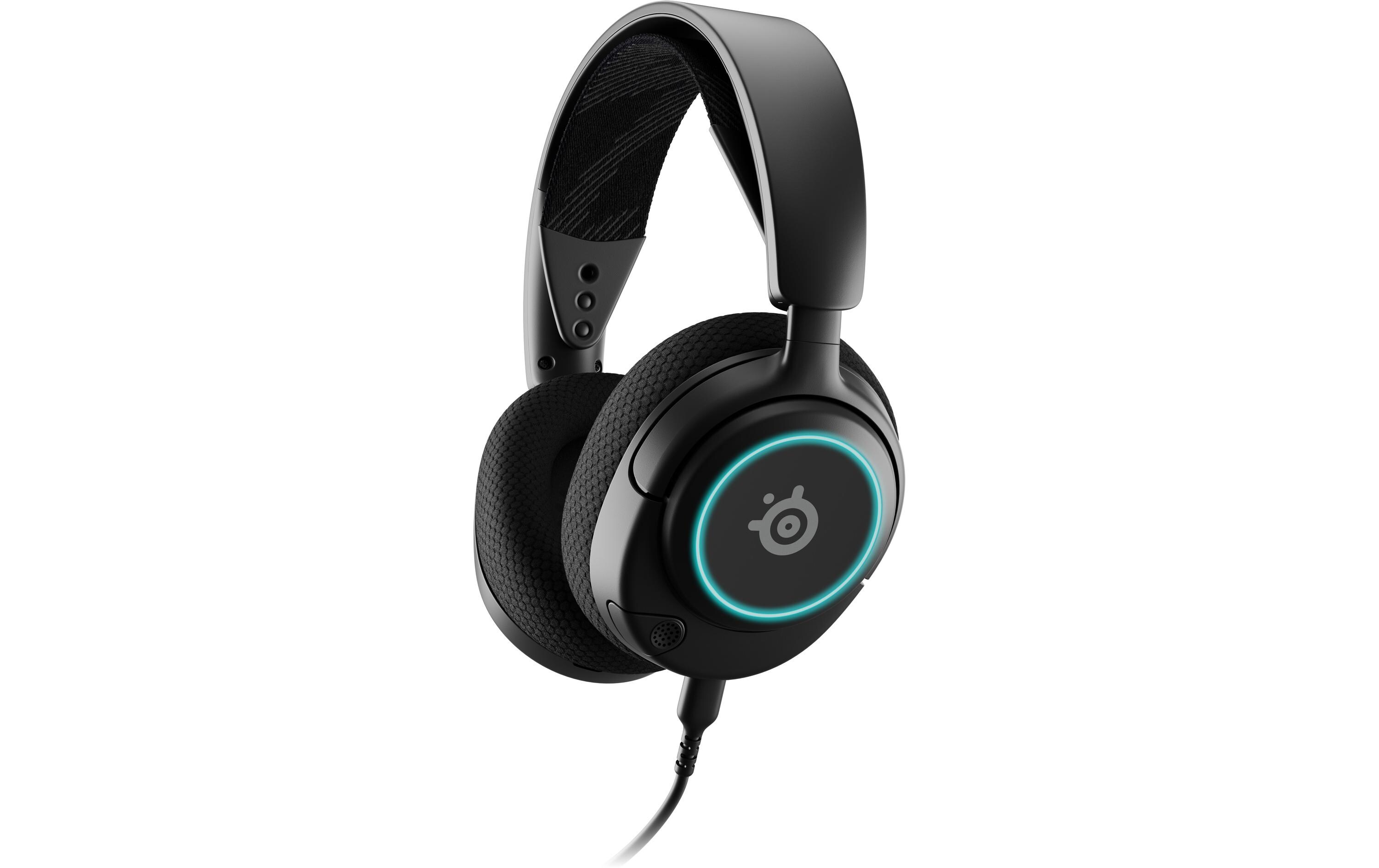 Headset Arctis Nova 3 SchwarzOver-Ear Gaming-Headset mit Surround-Sound