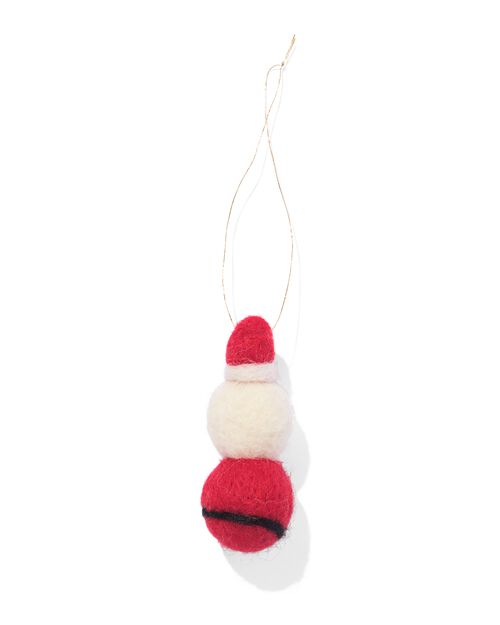 Suspension de Noël en feutre Père Noël