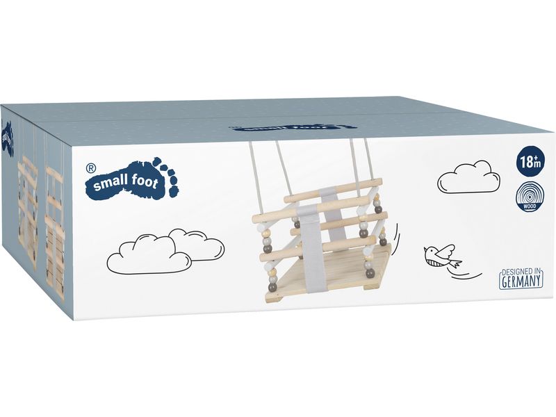 small foot Kleinkindschaukel Skandi Längenverstellbare Kleinkindschaukel aus Holz