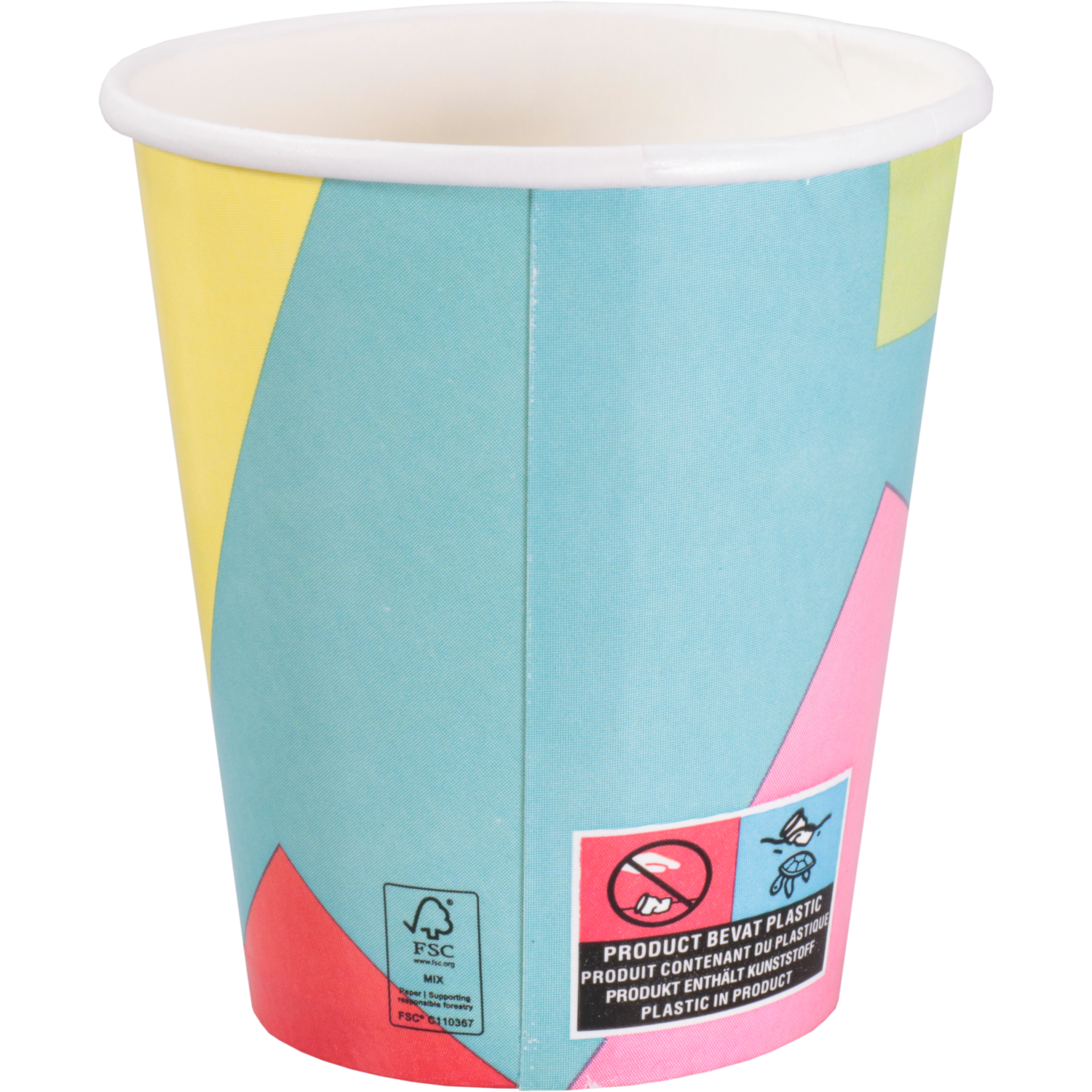 Depa, Milkshakebeker, Refresh, Karton + PE, 300ml, 12oz, 96mm,