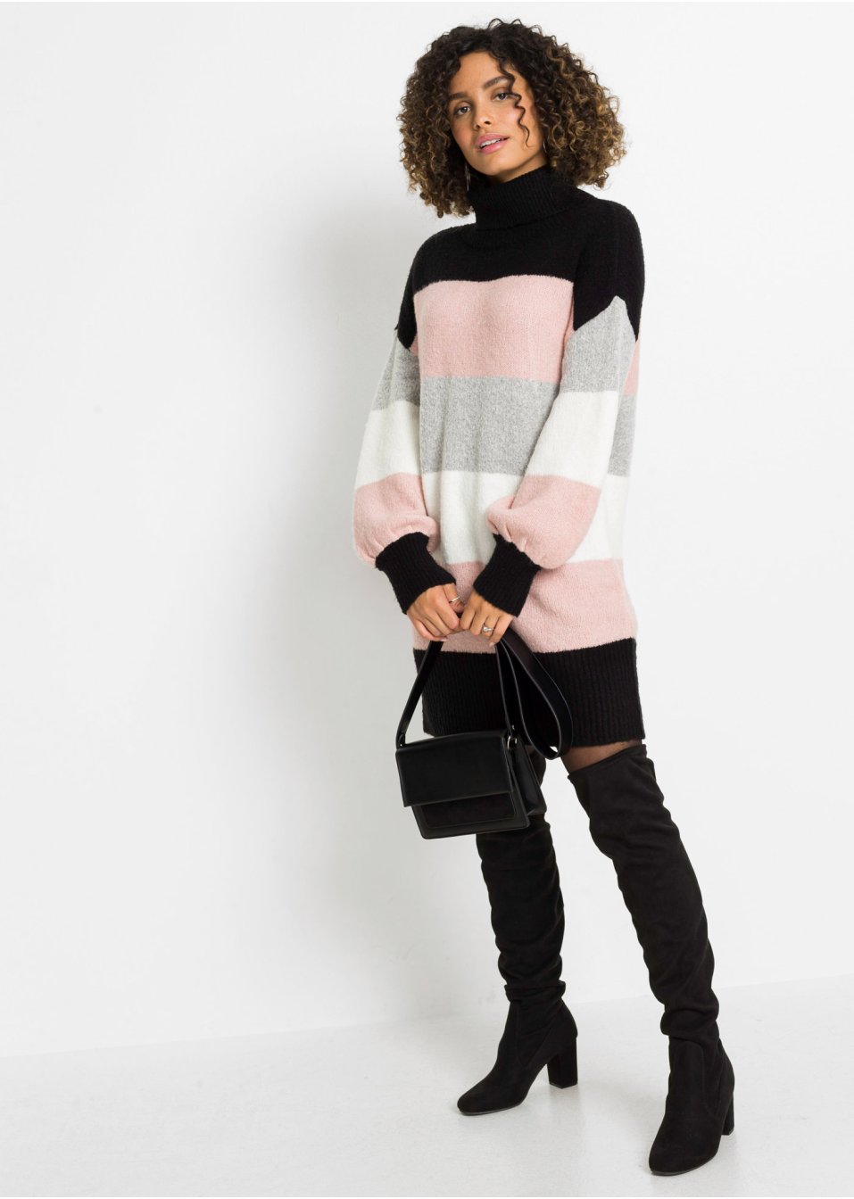 Pull long à rayures