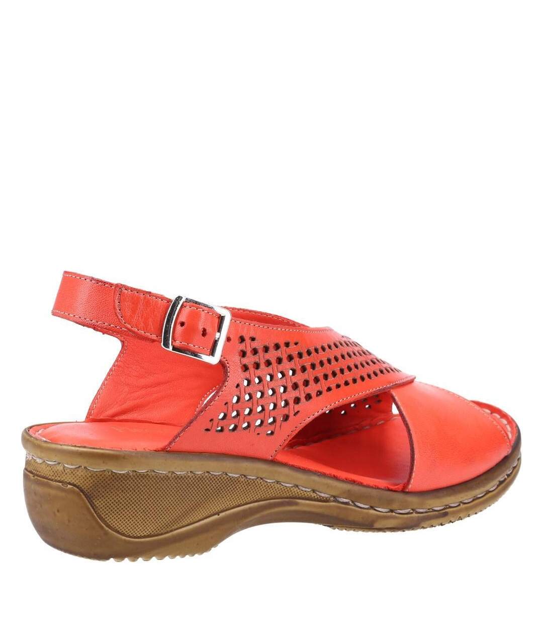 Fleet & Foster - Sandales JUDITH OPEN TOE - Femme (Rouge) - UTFS7783