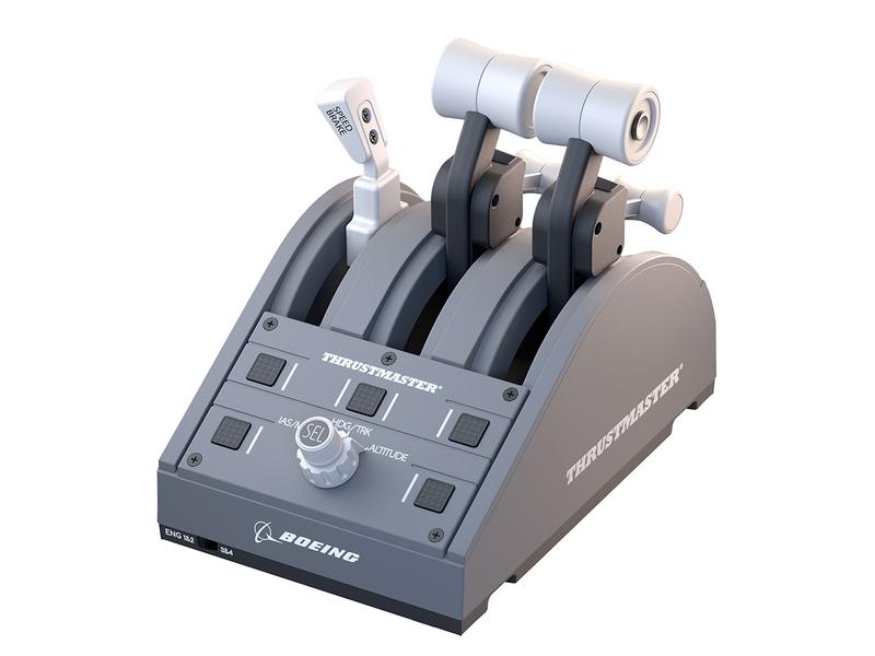 Thrustmaster Simulations-Controller TCA Quadrant Boeing Edi Spielsteuerung für Flugzeug- und Weltraumsimulationsspiele