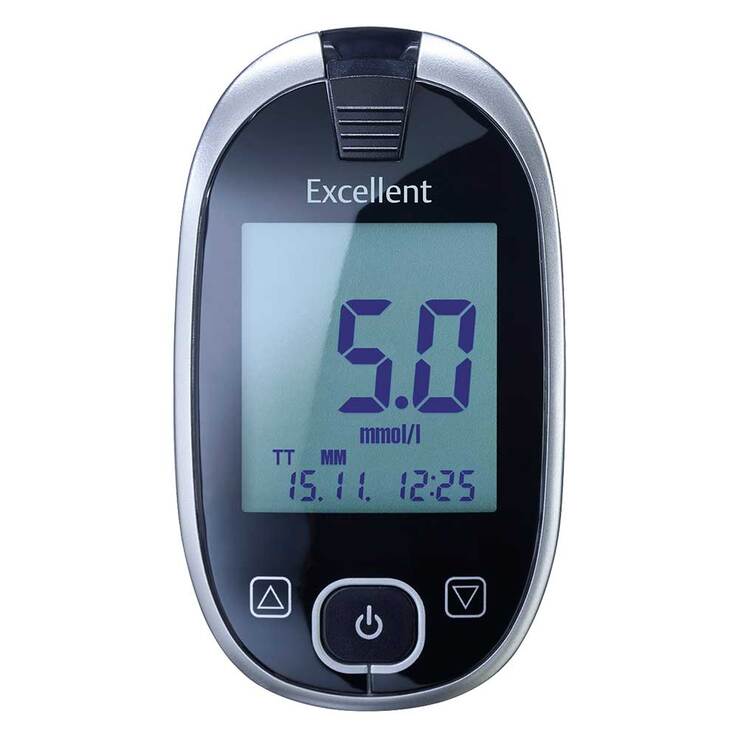 Gluco Check Excellent Blutzuckermess Set mmol / l, 1 St