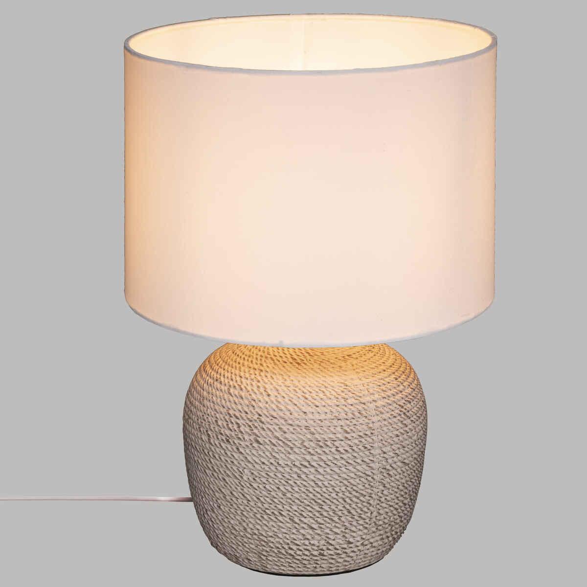 LAMPE DROITE DAVIA BLANC H.40CM