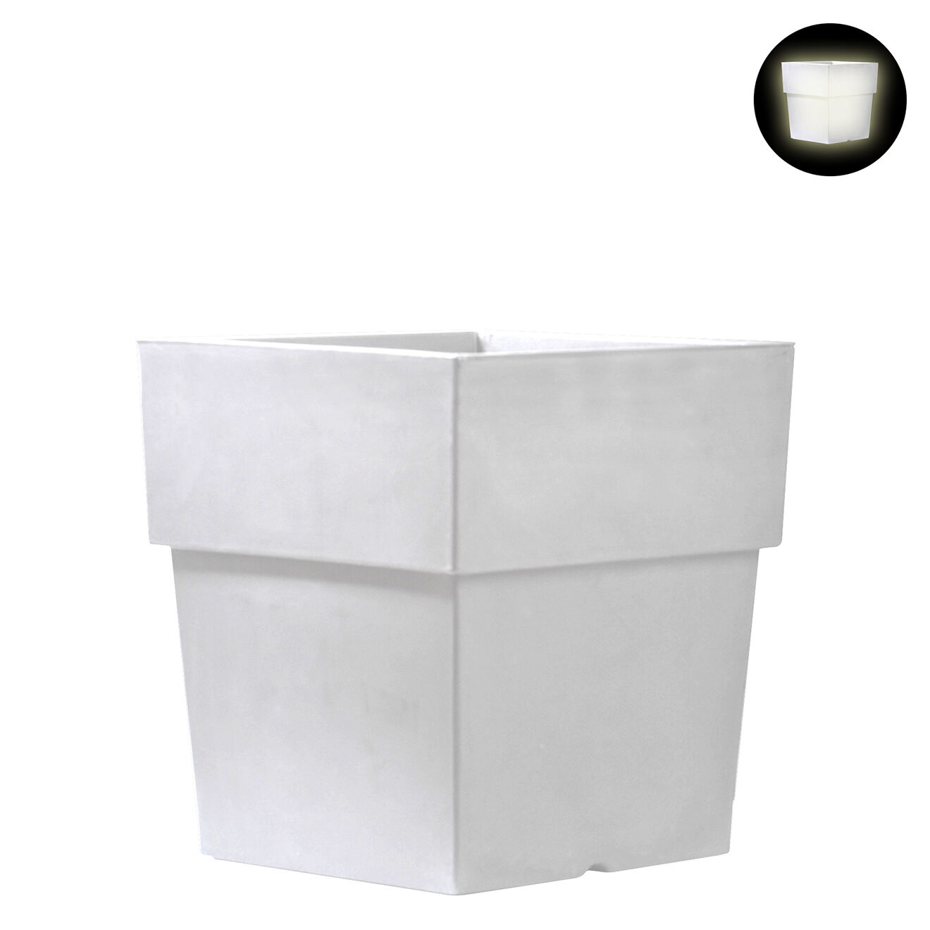 Serralunga Pot lumineux torre  design par serralunga beige - 45x50x45 cm