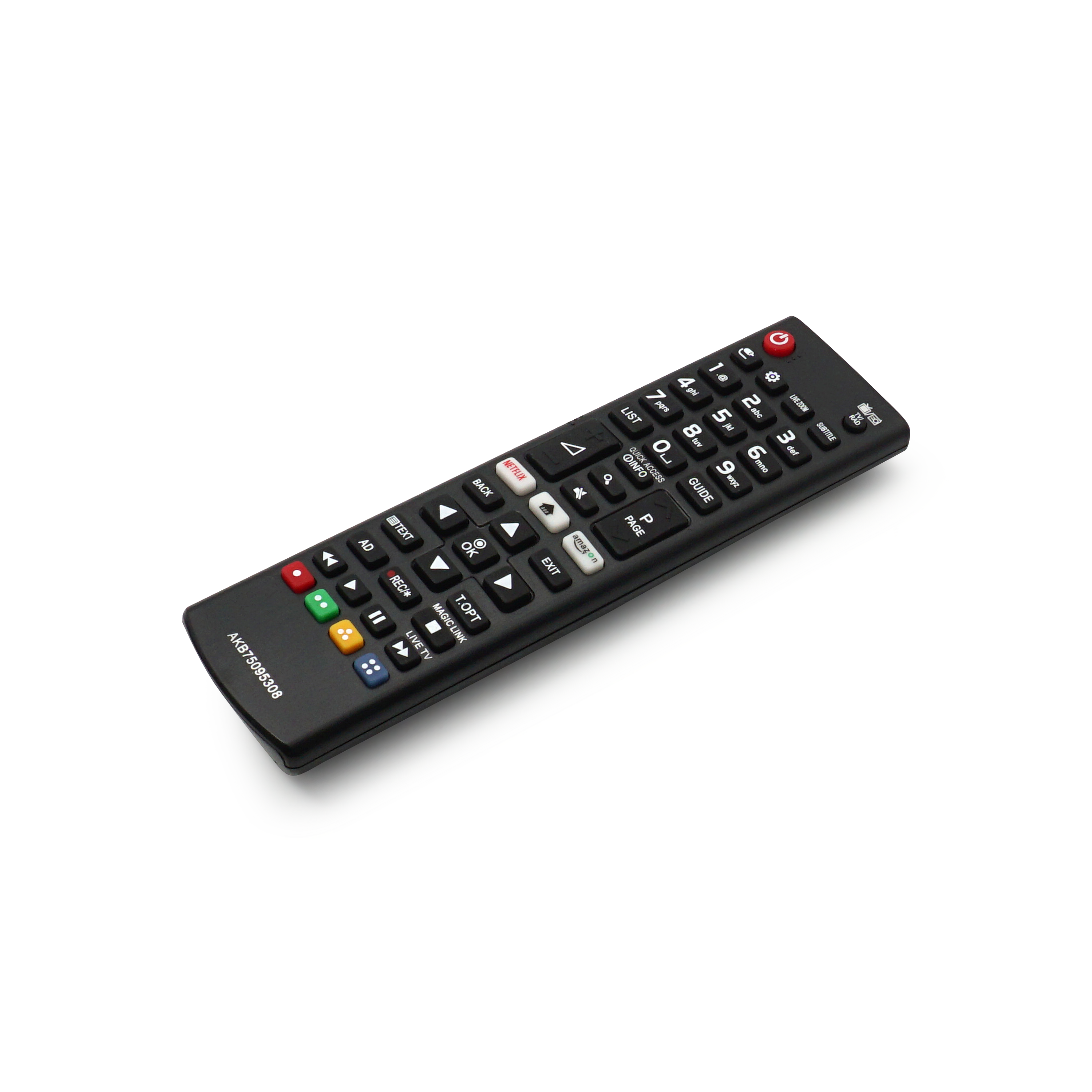 Universal Ersatz Fernbedienung mit 46 Tasten für LG Smart TV Geräte (LCD / LED / 3D) - Schwarz