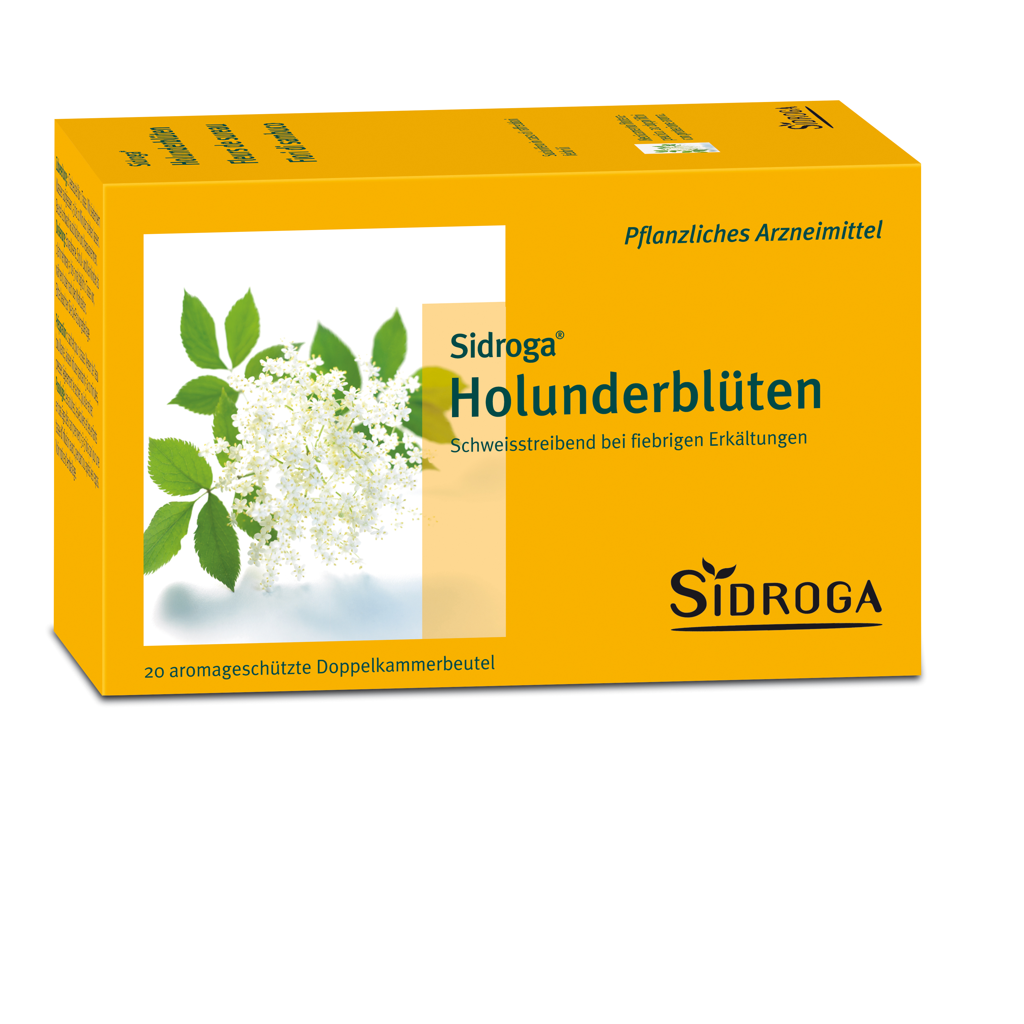 Sidroga Holunderblüten<br>20 × 1 g, Beutel, Arzneitee im Beutel