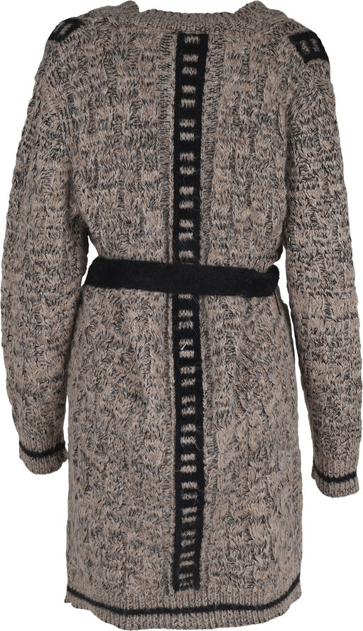 NÜ Denmark Xin Cardigan long knit Elm wood mix