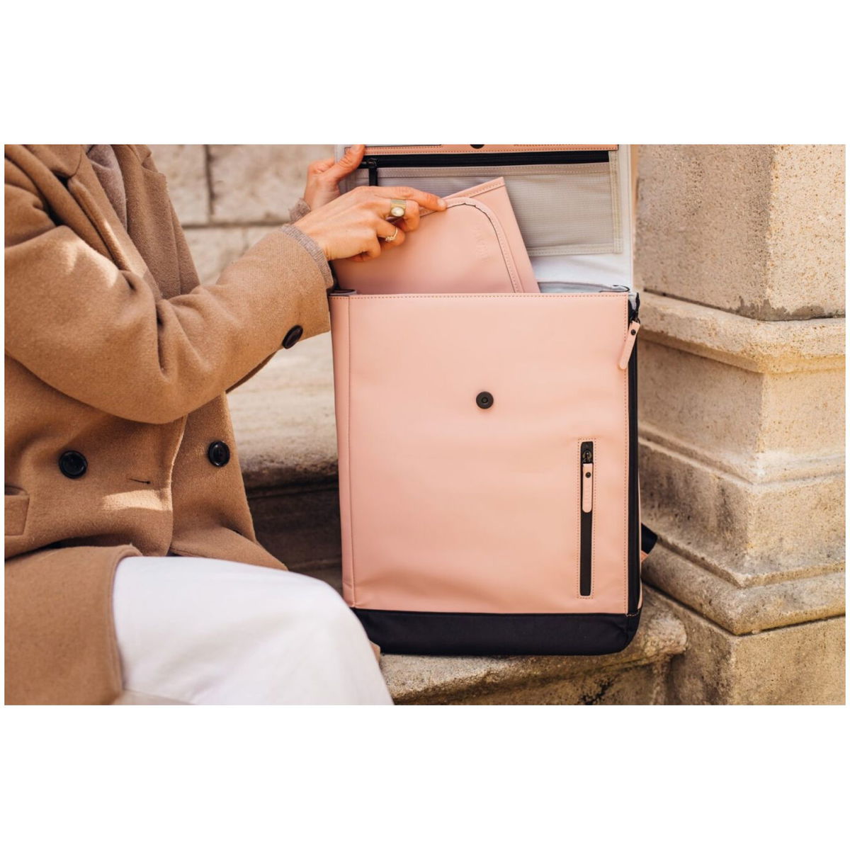 BeabaBeaba   Wickelrucksack Oslo altrosa