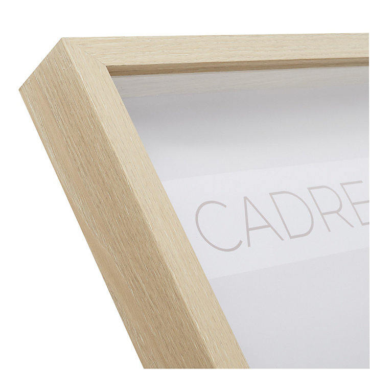 Cadre vitrine vide bois l.60 x H.80 cm