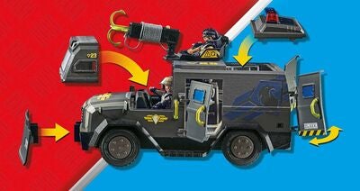 Playmobil 71144 City Action Byggesett Innsatsstyrkens Terrengkjøretøy