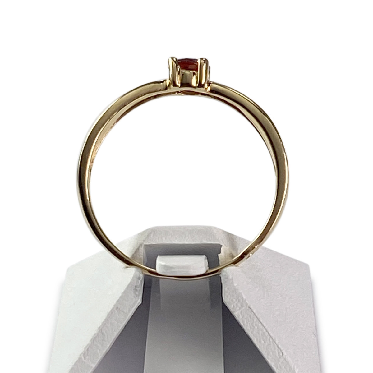 Bague d'occasion or 750 jaune grenat