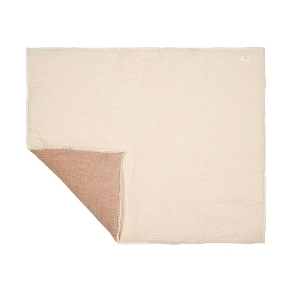 Koeka Rivoli Boxkleed – 75 x 95 cm – White / Caffe