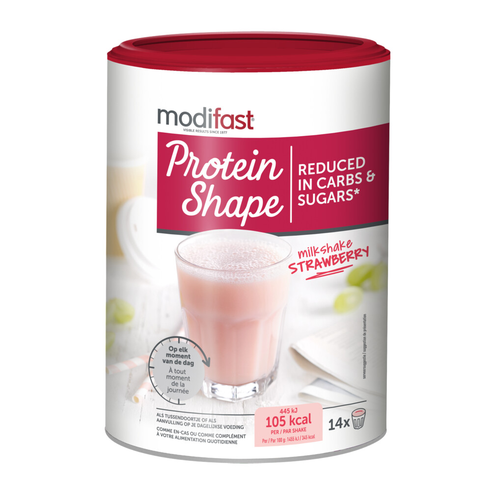 Modifast Protein Shape Milkshake Aardbei420 gr