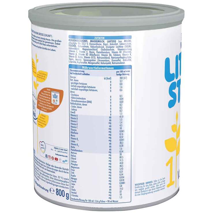 Nestle Little Steps 1 Pulver, 800 g
