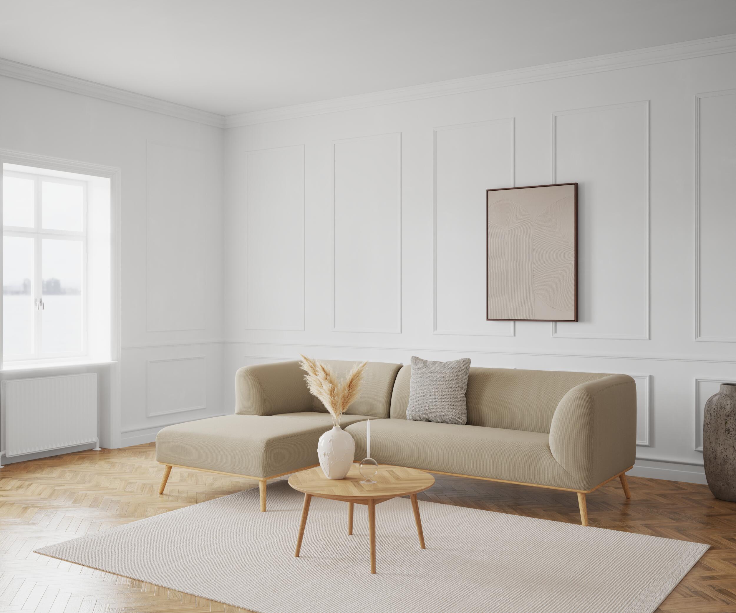 Land venstrevendt sofa med chaiselong
