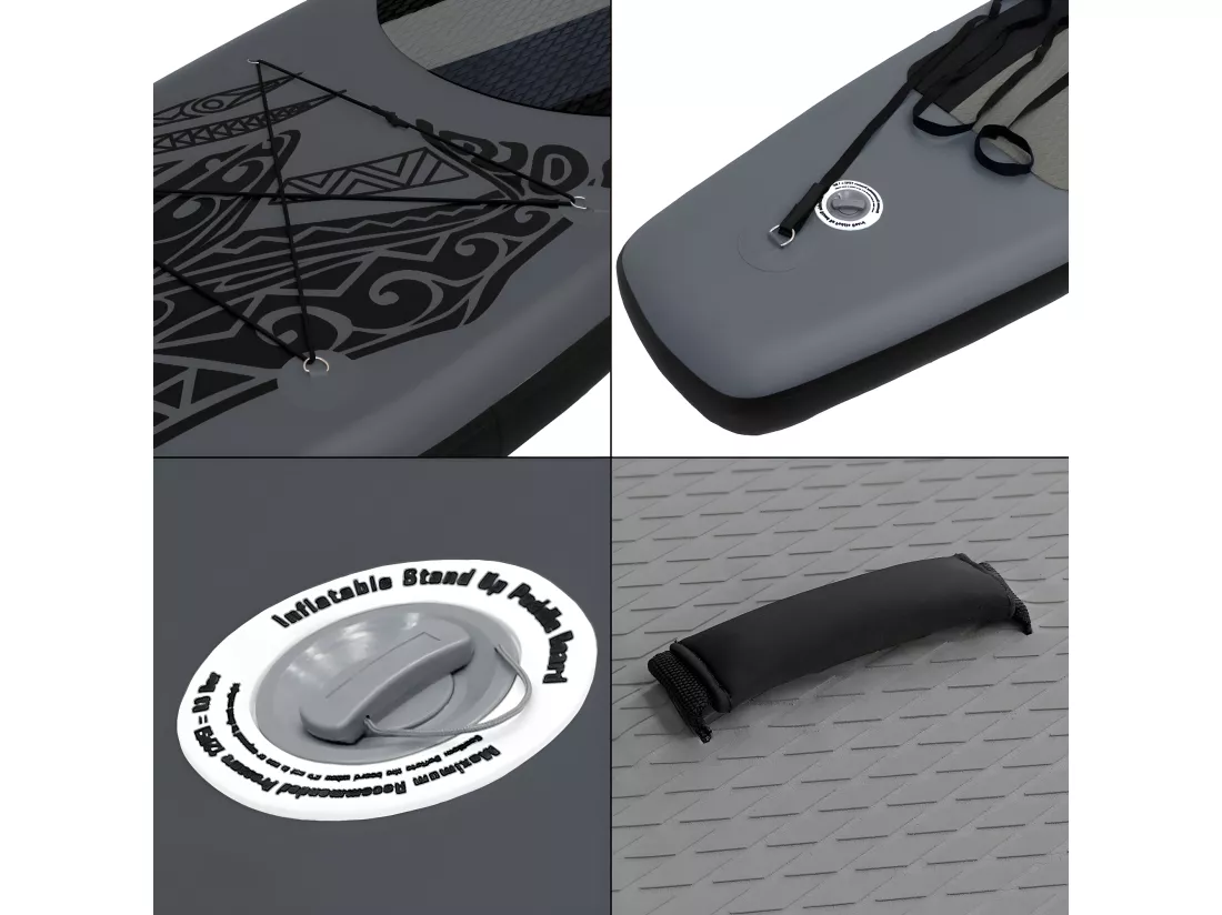 Stand up paddle board gonflable Makani noir 320 cm ECD Germany