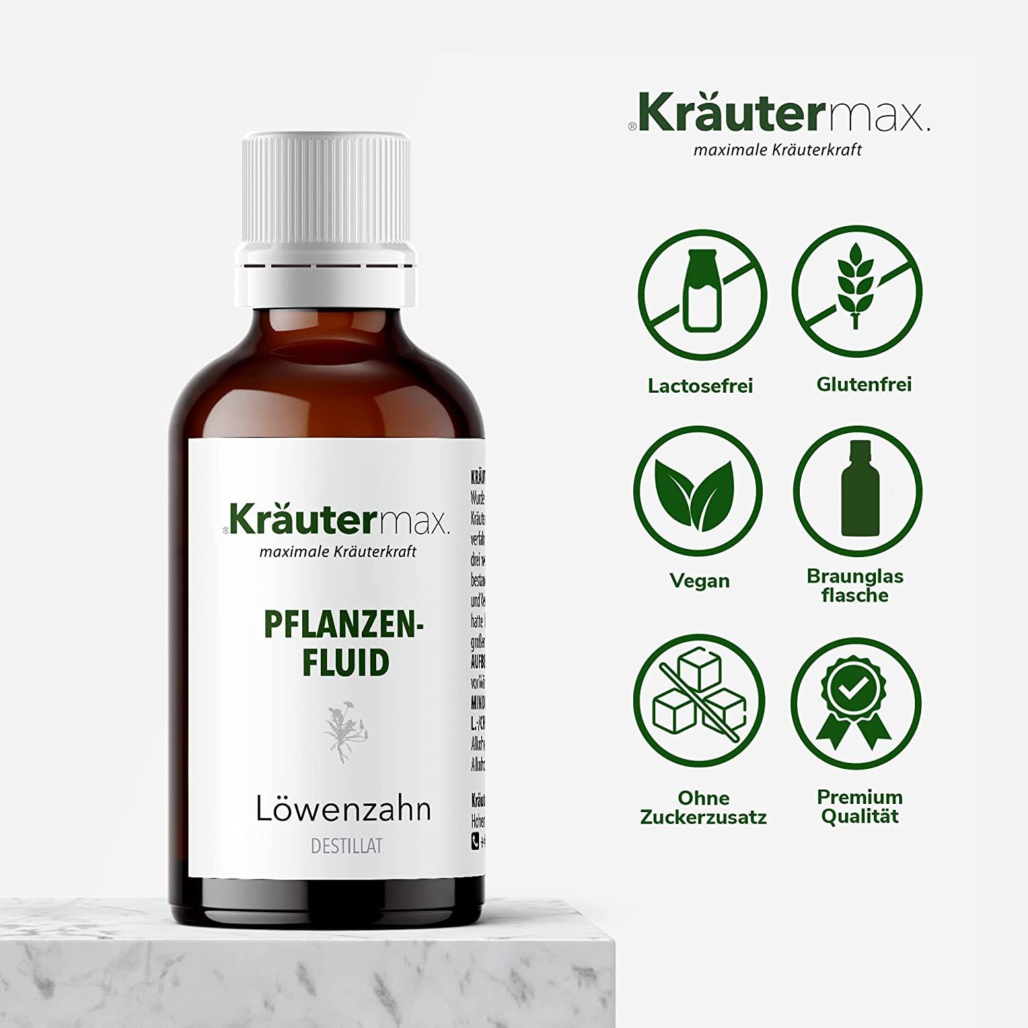 Kräutermax Pflanzenfluid Löwenzahn Tropfen