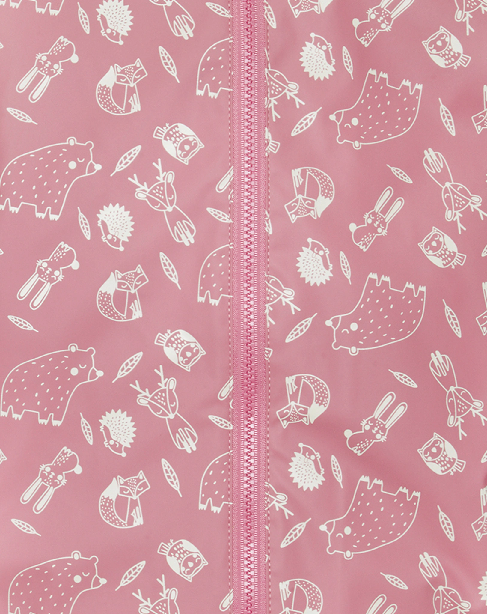 Regenjacke WALDTIERE in rosa