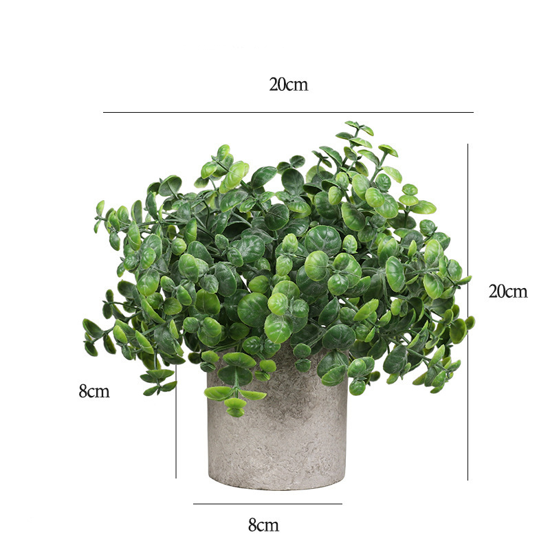 Deko Kunstblumen Marsilea Quadrifolia Home Topfpflanzen