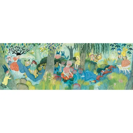 Djeco Puzzle Gallerie: River Party, 350 Teile