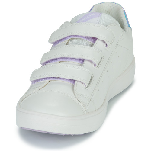 Geox - J SILENEX GIRL B - Blanc / Iridescent
