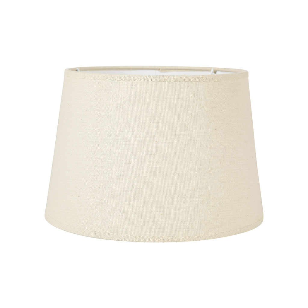 Abat-jour conique lin 22x18x27cm