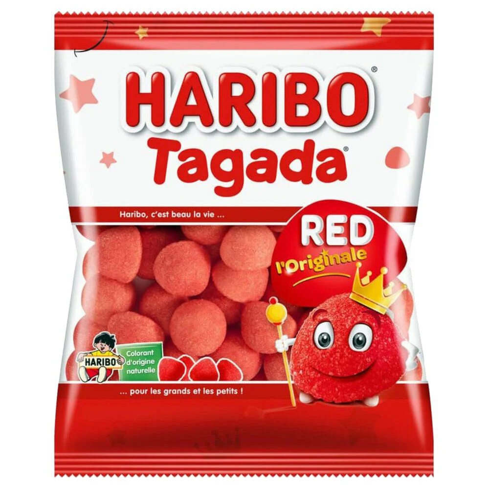 Bonbon à la fraise Tagada HARIBO 120gr