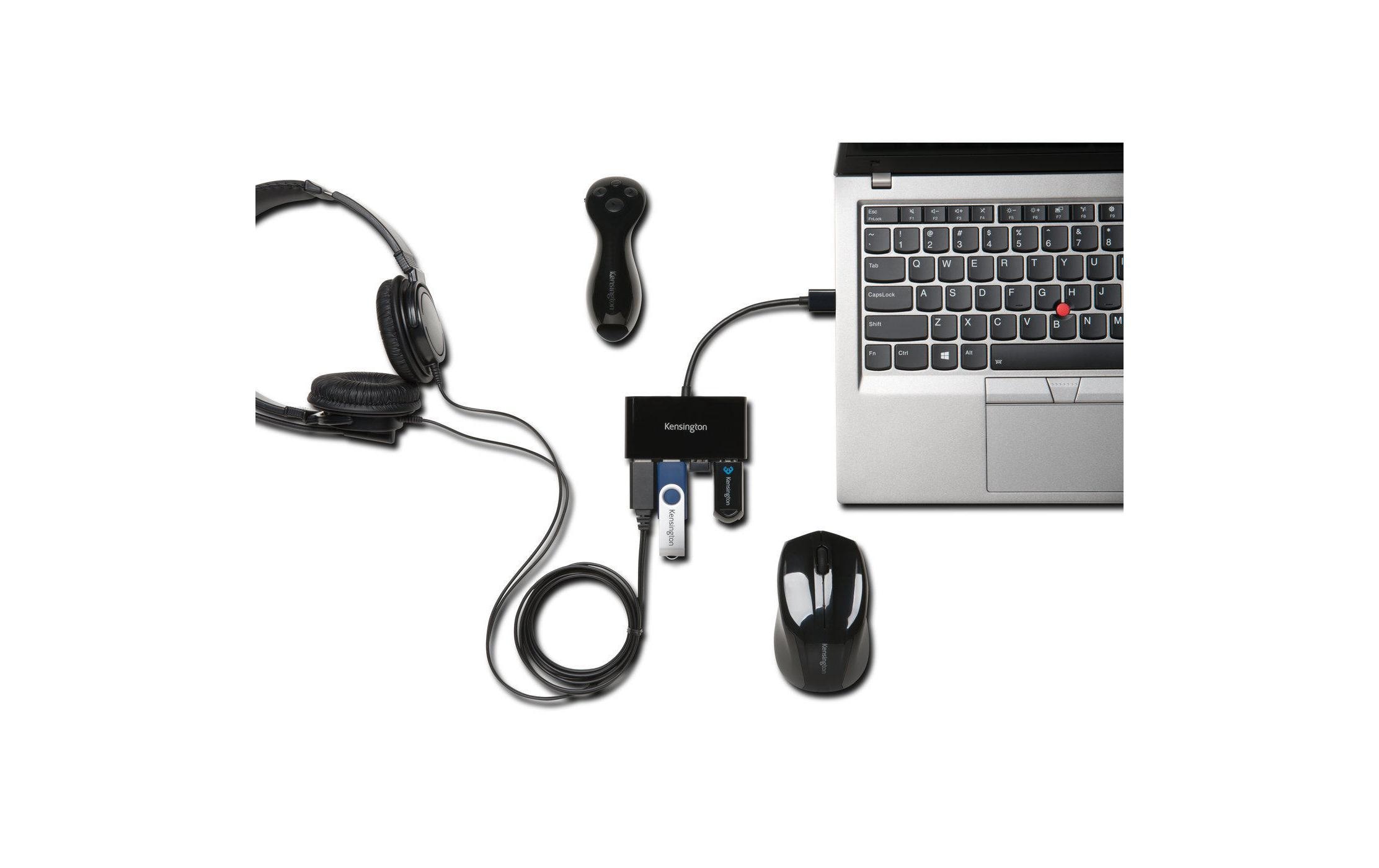 USB-Hub USB 3.0 4 PortUSB-3.0-Hub mit vier Anschlüssen